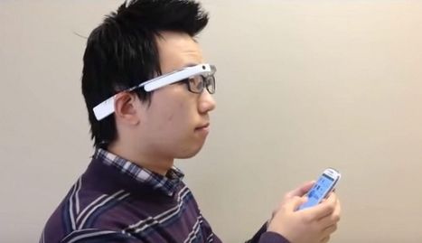 Un smartphone piloté par des Google Glass : pour les malvoyants et les autres | Hightech, domotique, robotique et objets connectés sur le Net | Scoop.it