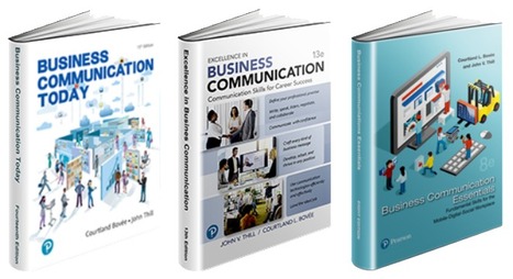 Order Examination Copies of Bovee and Thill Business Communication Textbooks | Teaching Interpersonal Communication in a Business Communication Course | Scoop.it