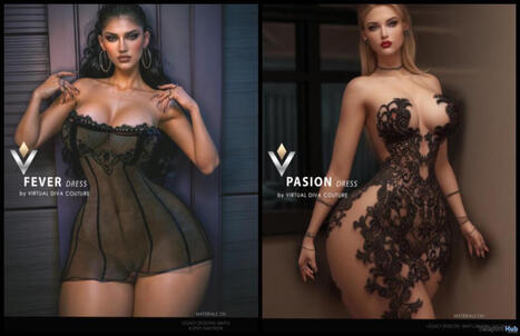 Fever & Pasion Dress August 2026 Group Gift by VIRTUAL DIVA | Teleport Hub - Second Life Freebies | Second Life Freebies | Scoop.it