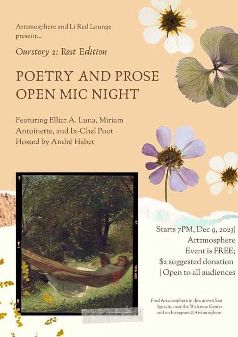 Poetry Open Mic Night at Artzmosphere | Cayo Scoop!  The Ecology of Cayo Culture | Scoop.it