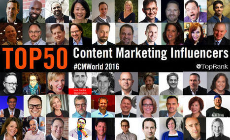 50 Top Content Marketing Influencers #CMWorld 2016 | Writing_me | Scoop.it