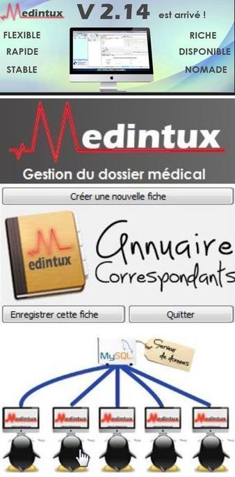Logiciel professionnel gratuit MedinTux Fr 2015 Gestion de cabinet médical et services hospitaliers | Logiciel Gratuit Licence Gratuite | Scoop.it