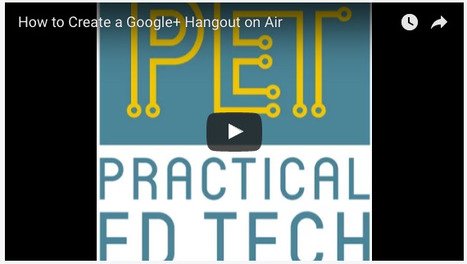 Free Technology for Teachers: How to Create a Google+ Hangout On Air | Makerspace Managed | Scoop.it