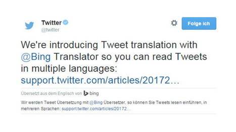 Twitter führt Tweet-Übersetzungen ein | Social Media | Tutorials | Social Media and its influence | Scoop.it