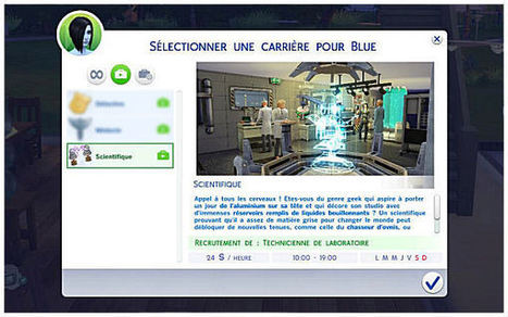 Guide Sims 4 : Profession Scientifique << SIMSoucis | Les Sims | Scoop.it