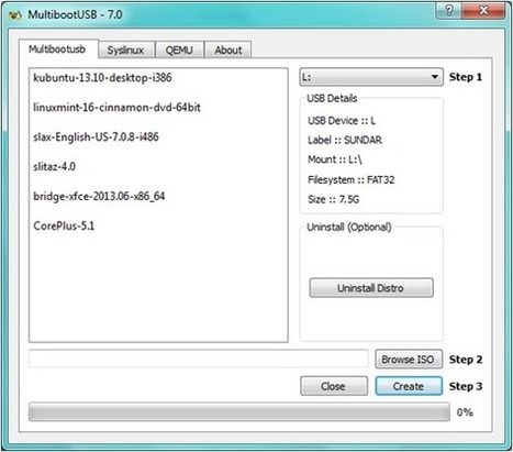 MultibootUSB : Pour configurer une clé USB afin de booter sur différentes distrib Linux | Libre de faire, Faire Libre | Scoop.it