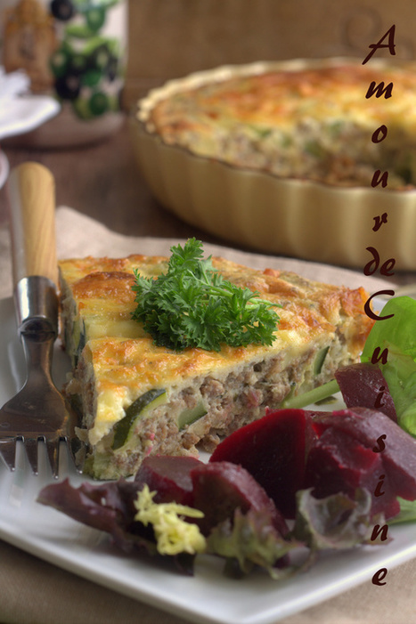 gratin de courgettes | Plats et recettes rapides, idées de menu de semaine sain et facile | Scoop.it