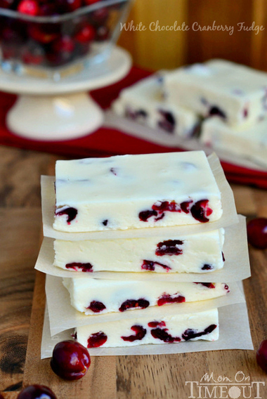 White Chocolate Cranberry Fudge - Mom On Timeout | Candy Buffet Weddings, Favors, Events, Food Station Buffets and Tea Parties | Scoop.it
