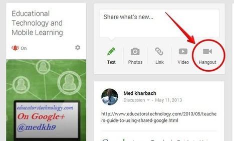 3 Easy Ways to Create A Google Plus Hangout with Your Students | iGeneration - Humane Use of Technology in an AI world (Pedagogy & Digital Innovation) | Scoop.it
