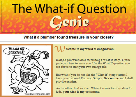 The What-if Question Genie | Writing Activities for Kids | Scoop.it