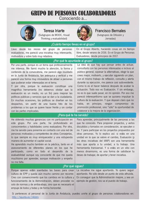 El Grupo de Personas Colaboradoras de la Junta de Andalucía para la Evaluación de Políticas Públicas (VIII) | Evaluación de Políticas Públicas - Actualidad y noticias | Scoop.it