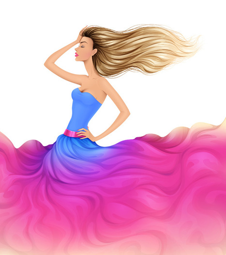 How to Create a Colorful Fashion Illustration in Adobe Illustrator | Drawing and Painting Tutorials | Scoop.it
