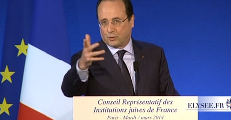 François Hollande au CRIF : "c'est ça, le risque d'internet !" | Libertés Numériques | Scoop.it
