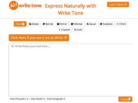 Express Naturally | AI Powered for the Right Tone | Communicate...and how! | Scoop.it