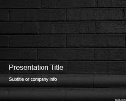 Dark Bricks PowerPoint Template | Free Powerpoint Templates | Free Templates for Business (PowerPoint, Keynote, Excel, Word, etc.) | Scoop.it