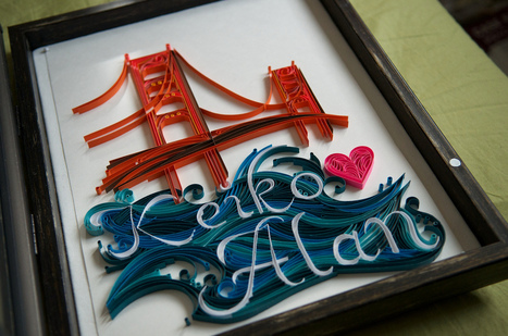 Le Golden Gate en Paper Quill Art | Paper is beautiful | Scoop.it