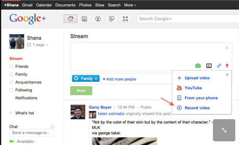 Google Adds New Web Camera Video Recording Feature to Google+ | Geeky Gadgets | Online Video Publishing | Scoop.it