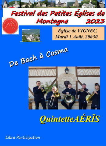 De Bach à Cosma avec le Quintette AERIS le 1er août à Vignec | Vallées d'Aure & Louron - Pyrénées | Scoop.it