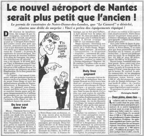 Le nouvel aéroport de Nantes serait plus petit que l'ancien ! | ACIPA | Scoop.it