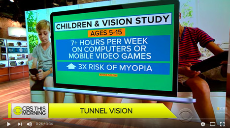 How Children's Digital Devices Are Impacting Children's Vision // CBS&nbsp; | Screen Time, Tech Safety & Harm Prevention Research | Scoop.it