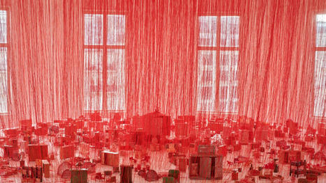 Arts asiatiques : Chiharu Shiota s'empare du Musée Guimet à Paris ! | Art Installations, Sculpture, Contemporary Art | Scoop.it