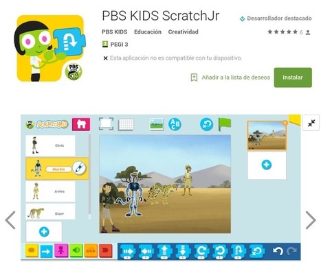 PBS KIDS Scratch Jr, nueva app para que los más pequeños aprendan programación mediante juegos e historias interactivas | tecno4 | Scoop.it