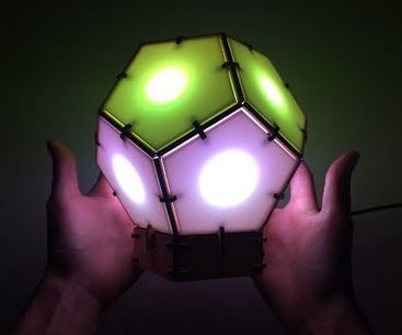 Bucky Touch: Light-up Dodecahedron Instrument: 12 Steps (with Pictures) | Daily DIY | Scoop.it