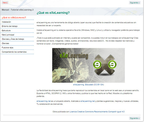 Manual - Tutorial eXeLearning 2 | Educación, TIC y ecología | Scoop.it