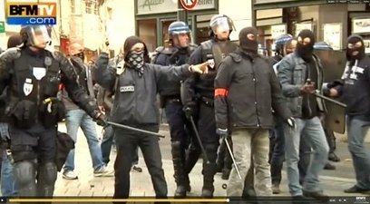 Photos de casseurs cagoulés identifiés par/de la police à Nantes | ACTUALITÉ | Scoop.it