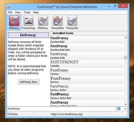 Manage, Delete Or Backup Fonts On Windows With FontFrenzy | Time to Learn | Scoop.it