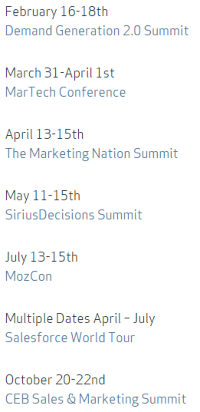 7 Data-Driven Marketing Events To Add To Your Calendar Now - Radius | The MarTech Digest | Scoop.it