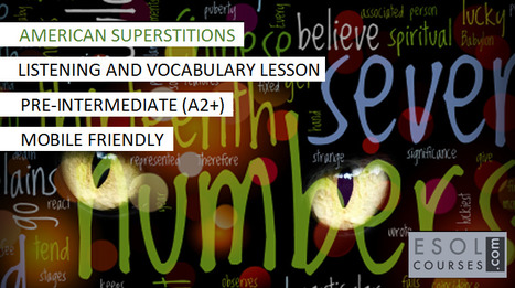 Pre-Intermediate English - American Superstitions | English Listening Lessons | Scoop.it