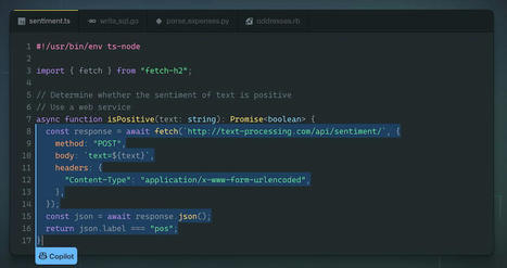 Copilot de GitHub, un ayudante entrenado mediante IA para completar y escribir código de programación  | tecno4 | Scoop.it