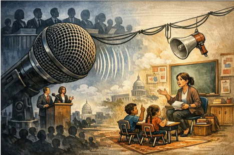 Education policy has a mic problem in the Age of AI. Everyone deserves a voice &mdash; but teachers should hold the mic, not consultants&nbsp; | Edumorfosis.it | Scoop.it