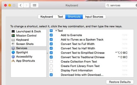 Use Your Mac’s Services Menu to Perform Quick Actions | Infotention | Scoop.it