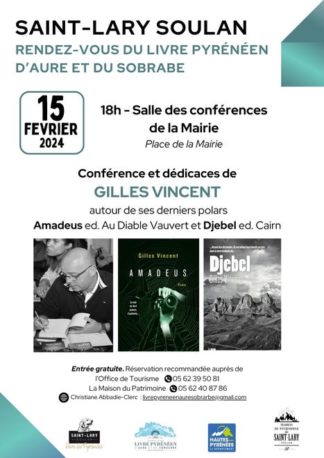 Conférence et dédicaces de Gilles Vincent à Saint-Lary-Soulan le 15 février | Vallées d'Aure & Louron - Pyrénées | Scoop.it