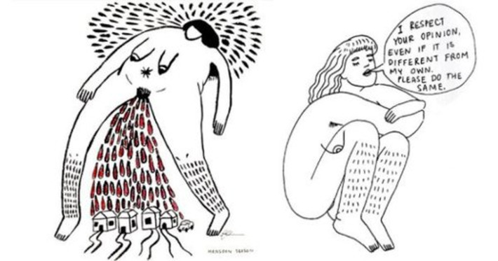 Meet Frances Cannon, the Artist Whose Illustrations Are Showing Women How to Love Themselves | Dare To Be A Feminist | Scoop.it