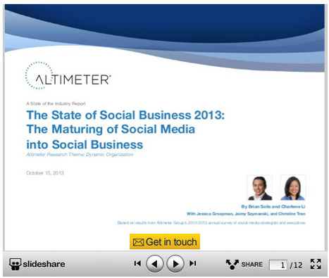 The State of Social Business 2013: The Maturing of Social Media into Social Business | eHealth - Social Business in Health | Scoop.it