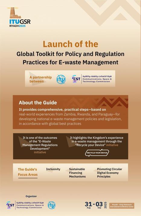 $62 Million Tonnes of E-Waste, 500% Surge in Mineral Demand: Saudi Arabia and ITU Launch Global Toolkit at GSR25 - Waste Management & Recycling News Today - EIN Presswire | Industry 411 - Waste Management | Scoop.it