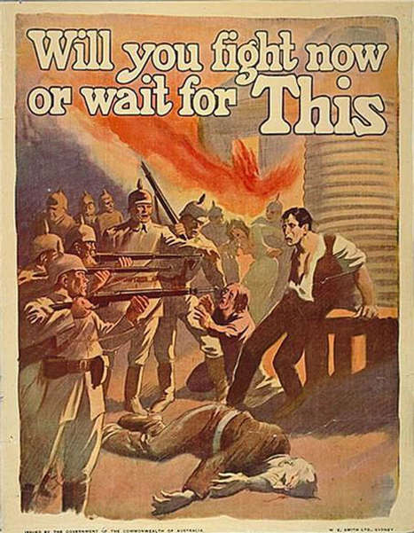 10 Anti-German Propaganda Posters from World War One | Britain, 1890-1918 | Scoop.it