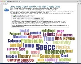 Two Interesting Google Drive Tools for Generating Word Clouds ~ Educational Technology and Mobile Learning | Information and digital literacy in education via the digital path | Scoop.it