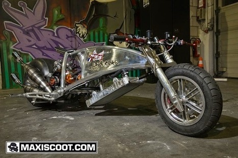 Dragster 2EVIL | Custom Scooter - Grease n Gasoline | Cars | Motorcycles | Gadgets | Scoop.it