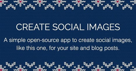 Create Social Images | Bonnes Pratiques Web & Cloud | Scoop.it