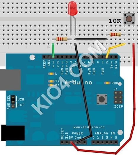 Arduino pulsador activando LED | tecno4 | Scoop.it