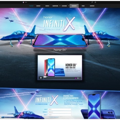 Honor et Webedia passent le mur du son pour la sortie du Honor 8X | jeux video | Scoop.it