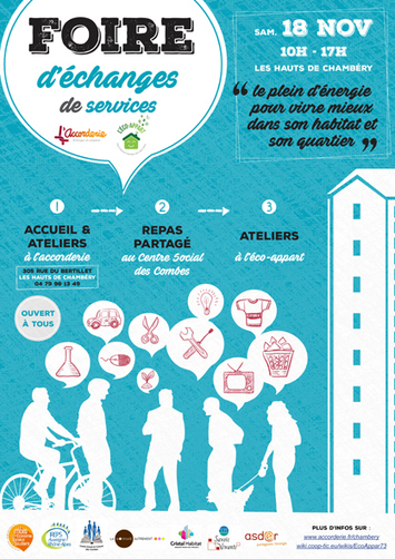 Chambéry | l'Accorderie : "Foire d’échanges et de services «Le plein d'énergie» | Ce monde à inventer ! | Scoop.it