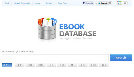Más de 100 millones de ebooks gratuitos para descargar: Ebook Database | Una Zona Geek | TIC-TAC_aal66 | Scoop.it