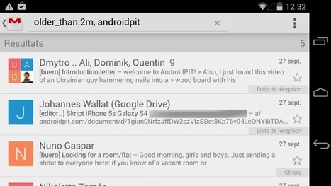 Gmail pour Android : 5 trucs et astuces pour devenir un expert | Time to Learn | Scoop.it