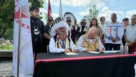Manitoba Indigenous groups unite, ink infrastructure and development agreement | CBC News | Indigenous Stories and Education | Scoop.it