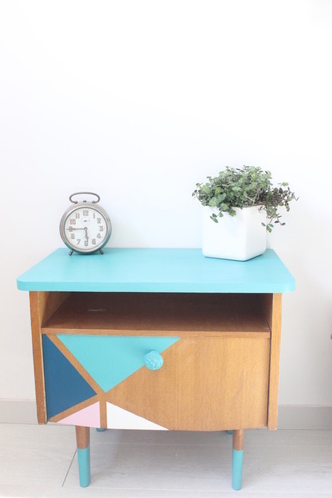 DIY//RELOOKE TON CHEVET 50'S! | @L'Etablisienne | Scoop.it